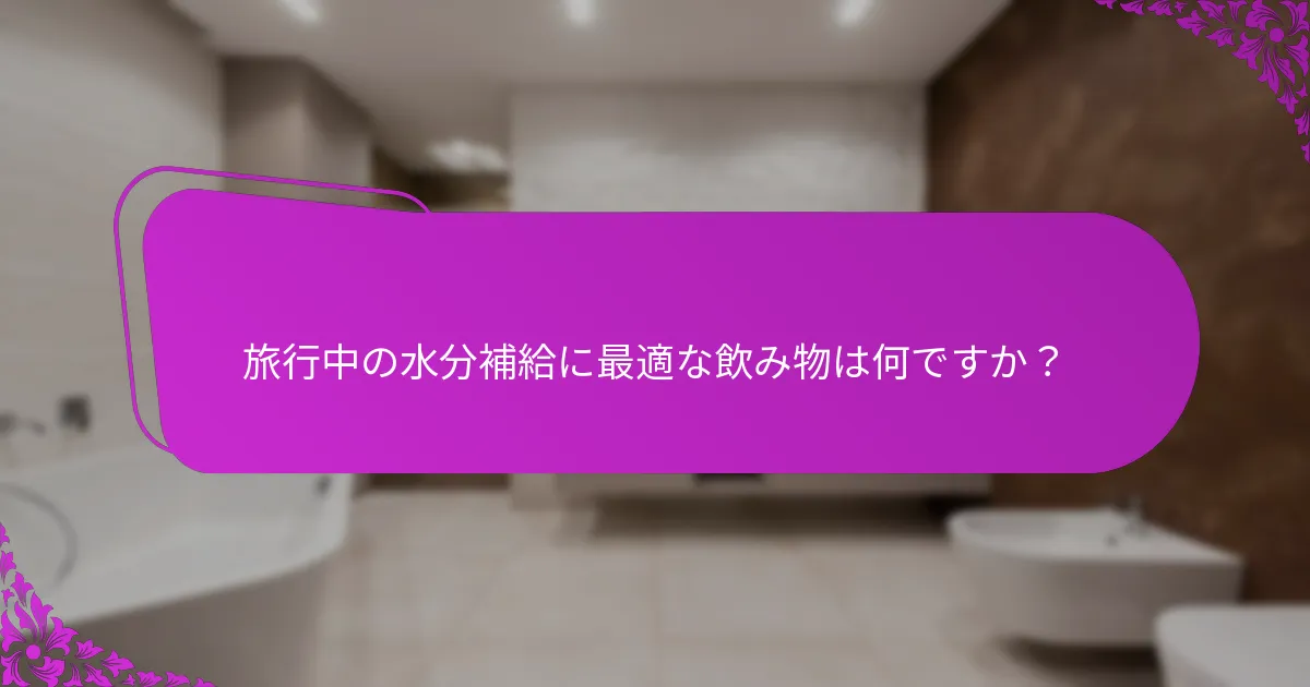 水分補給を維持し、便秘を防ぐのに役立つ食品は何ですか？