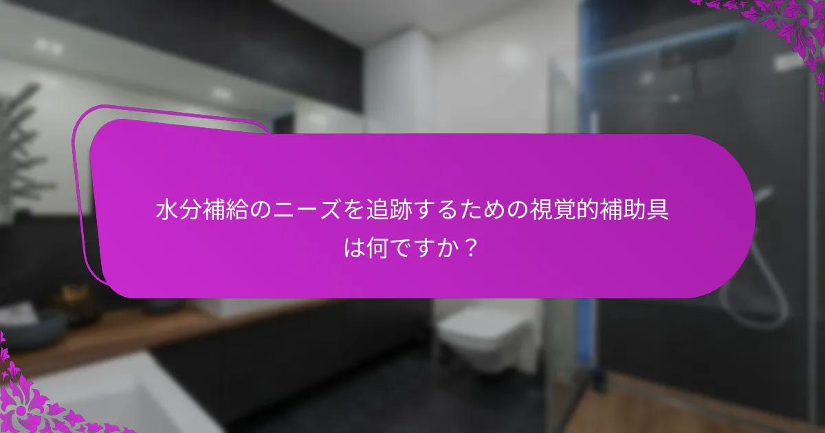 水分摂取を増やすための代替手段は何ですか？